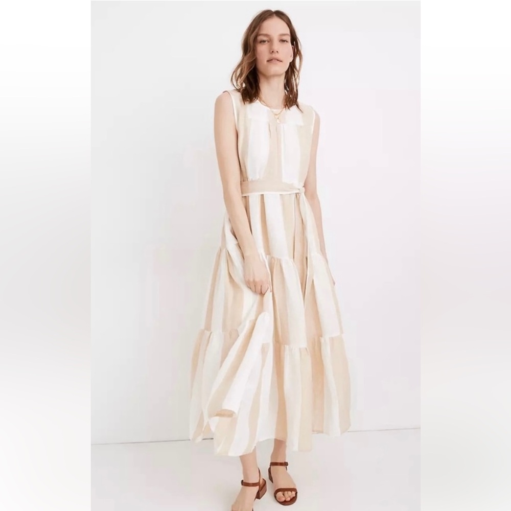LISTING MOVED TO @wrenandfinch closet - Laude the Label Tiered Maxi Stripe Dress